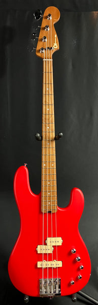 Charvel Pro-Mod San Dimas Bass PJ IV 4-String Bass Guitar Satin Ferrari Red Finish