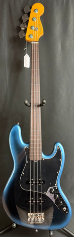 Fender American Professional II Jazz Bass Fretless 4-String Bass Guitar Dark Night w/ OHSC