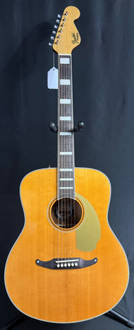 Fender Palomino Vintage Auditorium Acoustic-Electric Guitar Aged Natural w/ OHSC