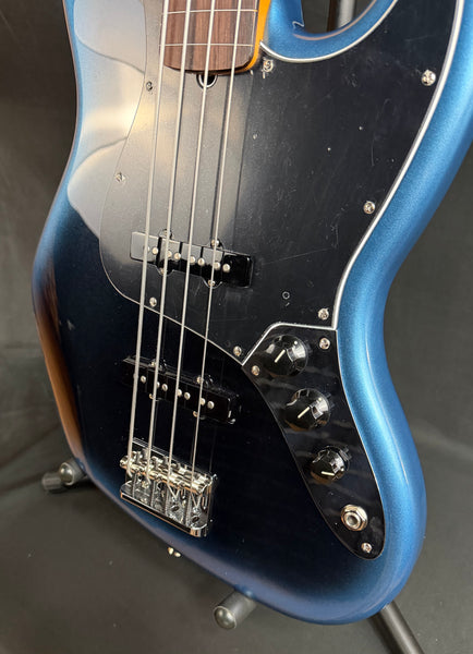 Fender American Professional II Jazz Bass Fretless 4-String Bass Guitar Dark Night w/ OHSC