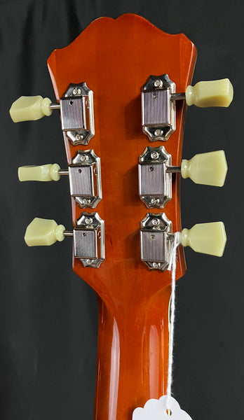 Eastman T484-GB Semi-Hollow Body Electric Guitar Goldburst Finish w/ Case