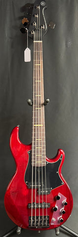 Yamaha BB735A Broad Bass 5-String Bass Guitar Fired Red Finish w/ Gig Bag (246)