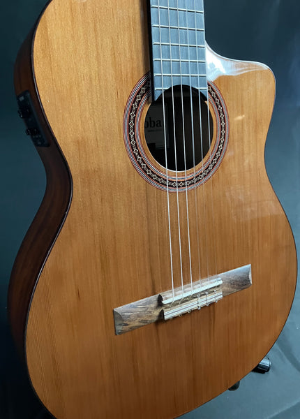 Cordoba C5 CE Classical Cutaway Acoustic-Electric Guitar Gloss Natural Finish