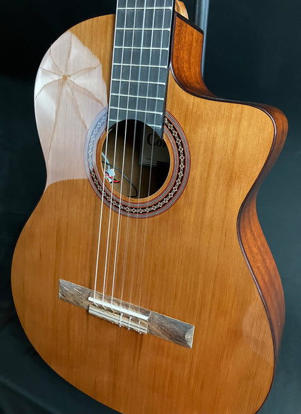 Cordoba C5 CE Classical Cutaway Acoustic-Electric Guitar Gloss Natural Finish