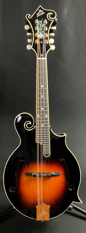 The Loar LM-700E-VS Supreme F-Style Mandolin Vintage Sunburst w/ Fishman + Case