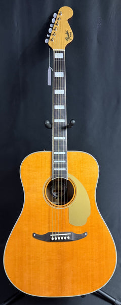 Fender King Vintage Dreadnought Acoustic-Electric Guitar Aged Natural w/ OHSC (241)