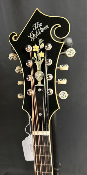 Gold Tone Grandmaster Victorian F-Style Mandolin Black Top Finish w/ Case