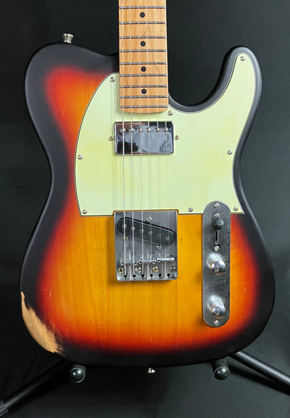 JET Guitars JT-350-RLC Relic Tele-Style Electric Guitar 3-Tone Sunburst