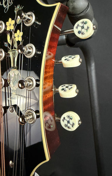 Gold Tone Grandmaster Victorian F-Style Mandolin Black Top Finish w/ Case