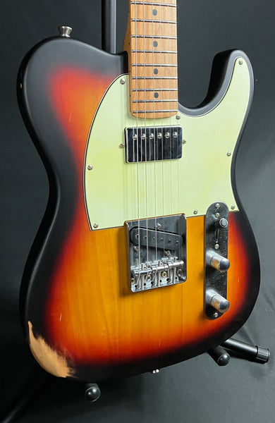 JET Guitars JT-350-RLC Relic Tele-Style Electric Guitar 3-Tone Sunburst