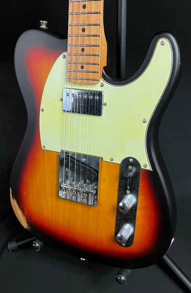 JET Guitars JT-350-RLC Relic Tele-Style Electric Guitar 3-Tone Sunburst