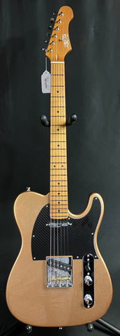 JET Guitars JT-30 Tele-Style Electric Guitar Metallic Gold Finish