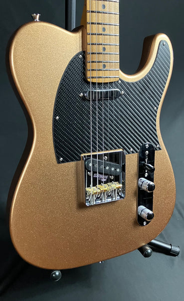 JET Guitars JT-30 Tele-Style Electric Guitar Metallic Gold Finish