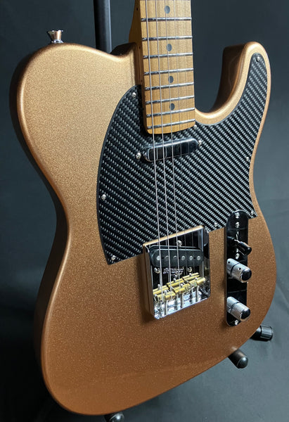 JET Guitars JT-30 Tele-Style Electric Guitar Metallic Gold Finish