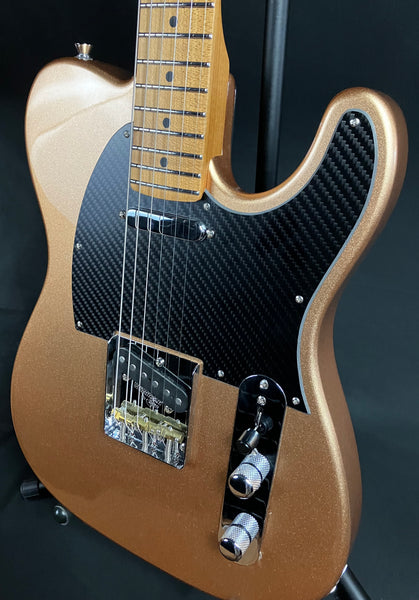 JET Guitars JT-30 Tele-Style Electric Guitar Metallic Gold Finish