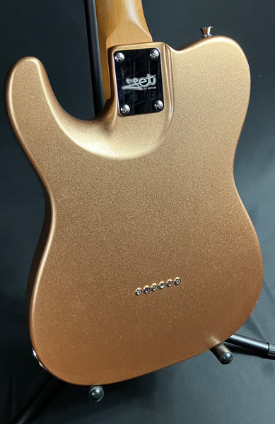 JET Guitars JT-30 Tele-Style Electric Guitar Metallic Gold Finish