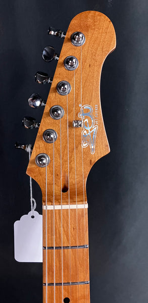 JET Guitars JS-300 Strat-Style Electric Guitar Burgundy Pink Finish