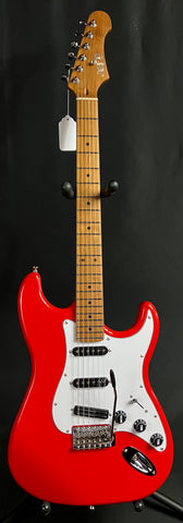 JET Guitars JS-300 Limited Edition Hot Rod Strat-Style Electric Guitar Hot Red Finish