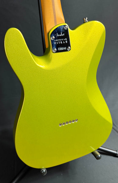 Fender American Ultra II Telecaster Electric Guitar Solar Flare Finish w/ OHSC (087)