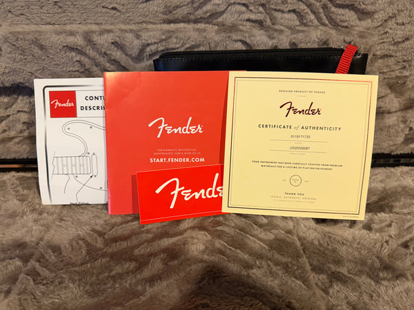 Fender American Ultra II Telecaster Electric Guitar Solar Flare Finish w/ OHSC (087)