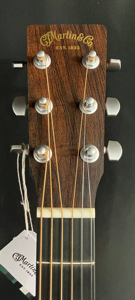 Martin D Jr. E Dreadnought Junior Acoustic-Electric Guitar Natural w/ Case