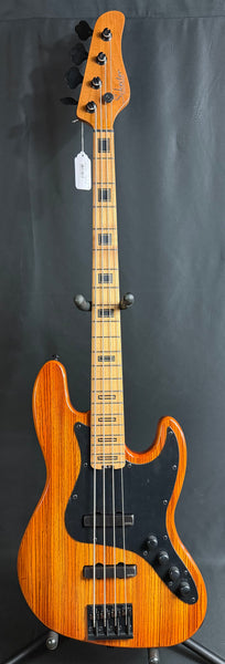 Schecter J-4 Exotic 4-String Bass Guitar Faded Vintage Sunburst Finish
