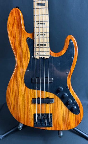 Schecter J-4 Exotic 4-String Bass Guitar Faded Vintage Sunburst Finish