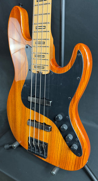 Schecter J-4 Exotic 4-String Bass Guitar Faded Vintage Sunburst Finish