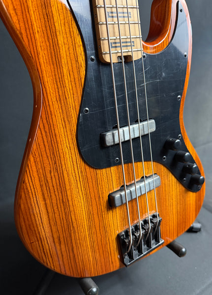 Schecter J-4 Exotic 4-String Bass Guitar Faded Vintage Sunburst Finish