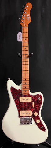 JET Guitars JJ-300 P90 Offset Electric Guitar Gloss Olympic White Finish