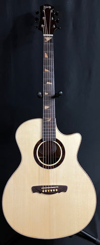 Hsienmo Spring GA Grand Auditorium Cutaway Acoustic Guitar Gloss Natural w/ Case