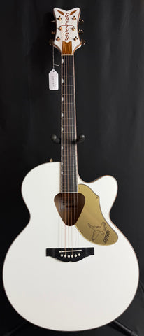Gretsch G5022CWFE Rancher Falcon Jumbo Acoustic-Electric Guitar Gloss White