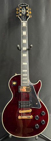 Epiphone Jerry Cantrell "Wino" Les Paul Custom Electric Guitar Dark Wine Red w/ OHSC