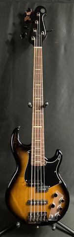 Yamaha BB735A Broad Bass 5-String Bass Guitar Dark Coffee Sunburst w/ Gig Bag (028)