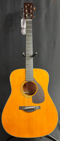 Yamaha FG5 GL Red Label Dreadnought Acoustic Guitar Gloss Vintage Natural w/ OHSC (35A)