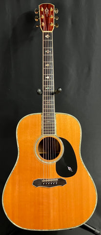 Alvarez Yairi DY-91 Flamed Koa Dreadnought Acoustic Guitar Gloss Natural w/ OHSC