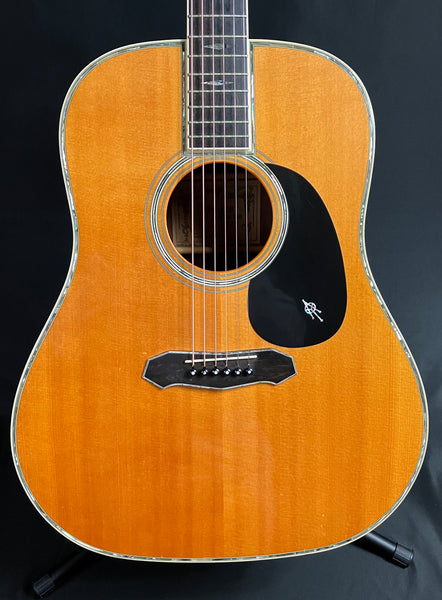 Alvarez Yairi DY-91 Flamed Koa Dreadnought Acoustic Guitar Gloss Natural w/ OHSC