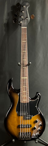 Yamaha BB735A Broad Bass 5-String Bass Guitar Dark Coffee Sunburst w/ Gig Bag (416)