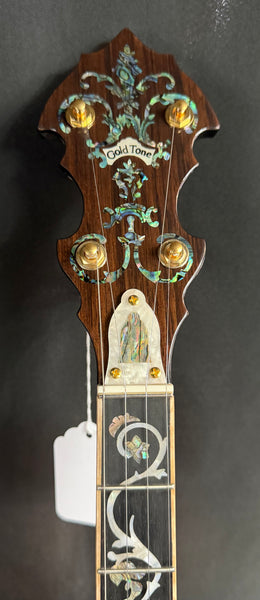 Gold Tone Mastertone™ OB-300 'Gold Plated Beauty' Orange Blossom Banjo w/ Case