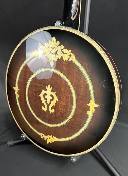 Gold Tone Mastertone™ OB-300 'Gold Plated Beauty' Orange Blossom Banjo w/ Case