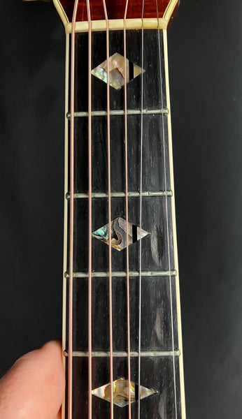 Alvarez Yairi DY-91 Flamed Koa Dreadnought Acoustic Guitar Gloss Natural w/ OHSC