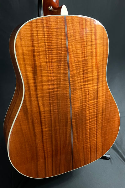 Alvarez Yairi DY-91 Flamed Koa Dreadnought Acoustic Guitar Gloss Natural w/ OHSC
