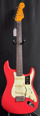 Fender American Vintage II 1961 Stratocaster Electric Guitar Fiesta Red Finish w/ OHSC