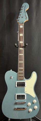 Squier Paranormal Troublemaker Telecaster Deluxe Electric Guitar Ice Blue Metallic