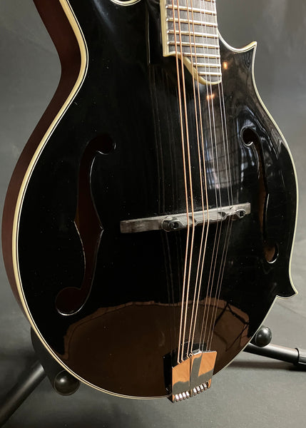 Eastman MD415-BK F-Style Mandolin Gloss Black Top Finish w/ Case