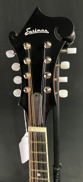 Eastman MD415-BK F-Style Mandolin Gloss Black Top Finish w/ Case