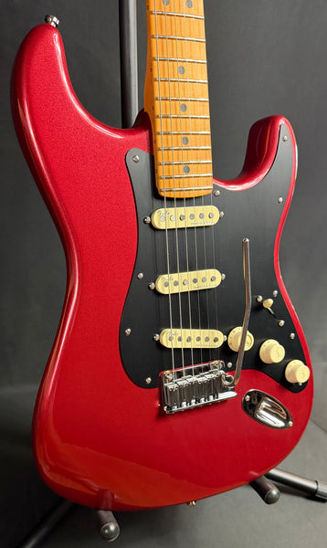 Fender American Ultra II Stratocaster Electric Guitar Sinister Red Finish w/ OHSC