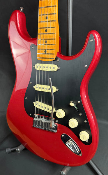 Fender American Ultra II Stratocaster Electric Guitar Sinister Red Finish w/ OHSC