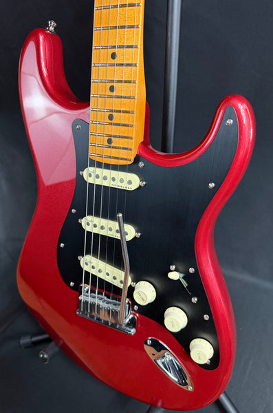 Fender American Ultra II Stratocaster Electric Guitar Sinister Red Finish w/ OHSC