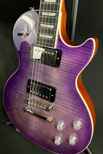 Epiphone Les Paul Modern Figured Electric Guitar Purple Burst Finish w/ Gig Bag